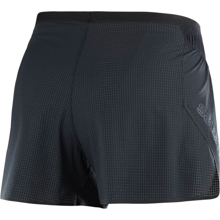 Black Salomon Sense Aero 3'' Women's Running Shorts | PH 98726L